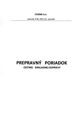 prepravny poriadok